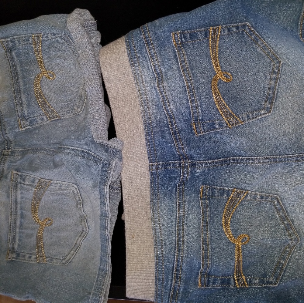 2 pair of girl shorts